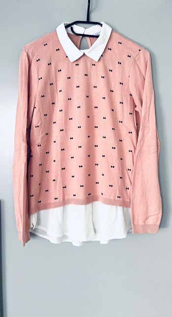 Pull chemise « Cache cache » taille M