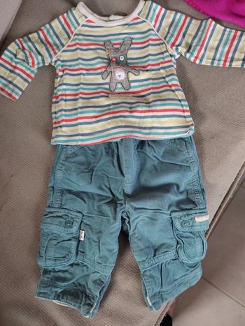 Ensemble Sergent Major 6 mois.