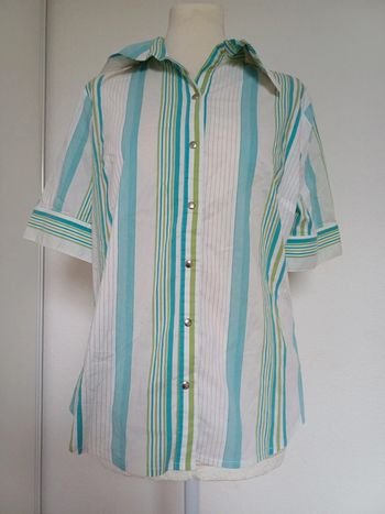 Chemise rayée caroll