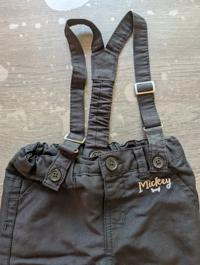 Pantalon à bretelles Mickey - photo numéro 3