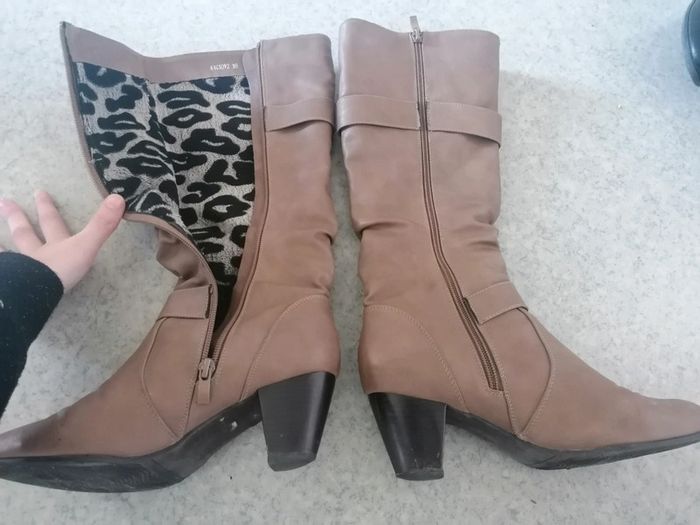 Botte beige gemo T38 - photo numéro 3