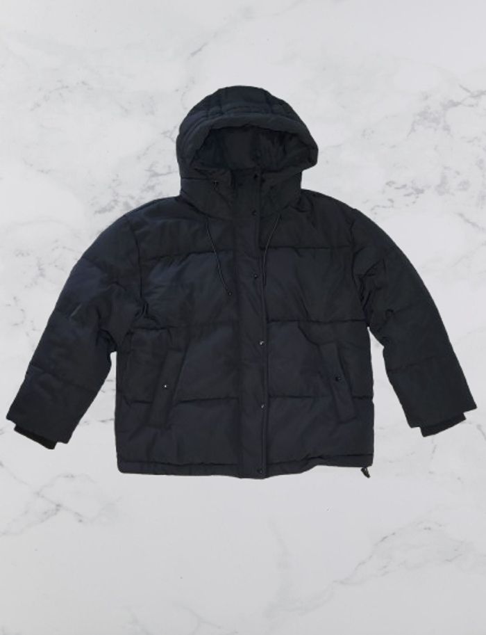 doudoune noir pull and bear