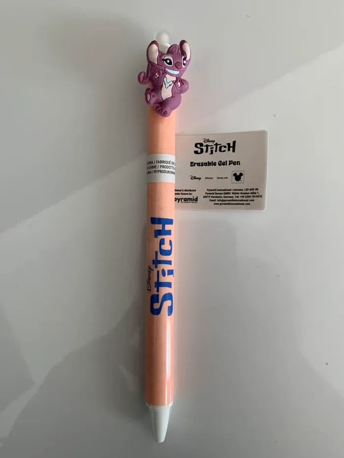 Stylo à gel effaçable Angel (saumon)