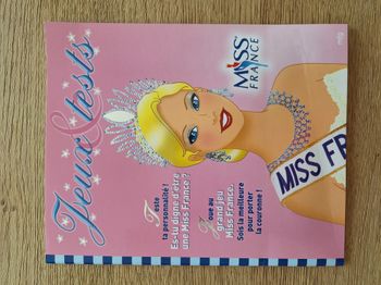 Jeux & tests Miss France - album collector 2003 neuf