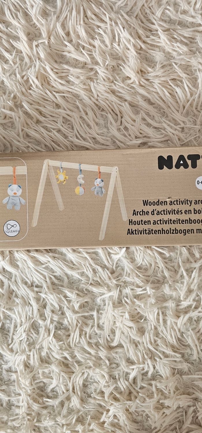 Magnifique Arche d eveil en bois Félix et Léo Nattou Neuf