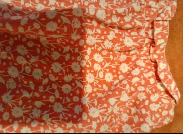 Short Bébé Fille 6 Mois - Rose à Fleurs Blanches (Kiabi) - photo numéro 4