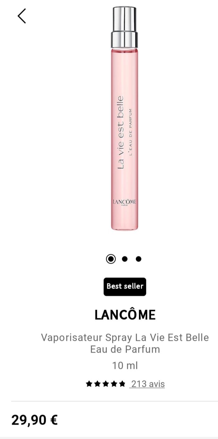 La vie est belle de Lancôme
