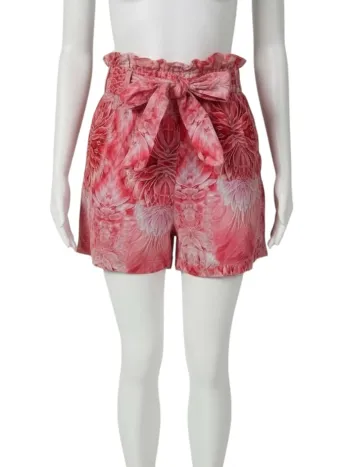 Short Last Queen motif floral rose femme Taille S Neuf 