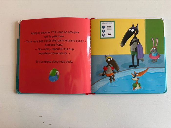 Livre p’tit loup va à la piscine - photo numéro 8