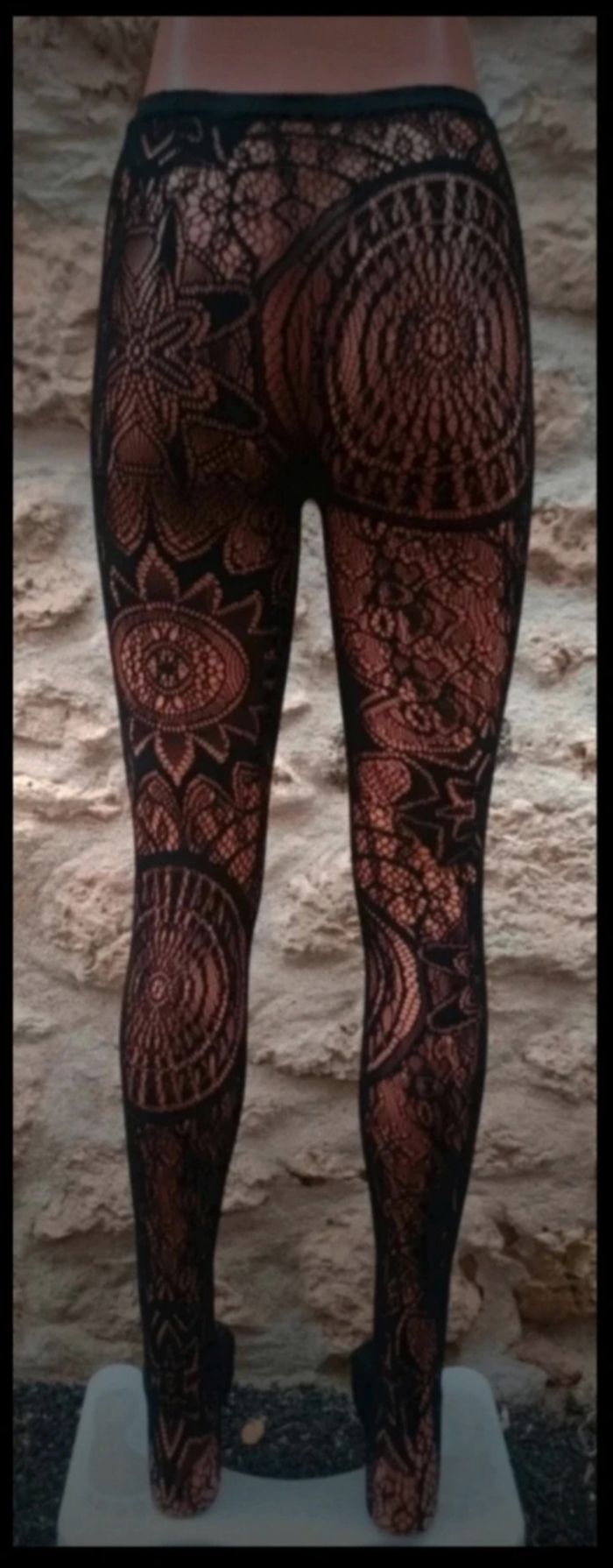 Collant résille motif fantaisie - photo numéro 3