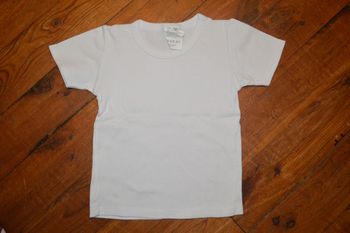 Maillot de corps manches courtes 4/5 ans