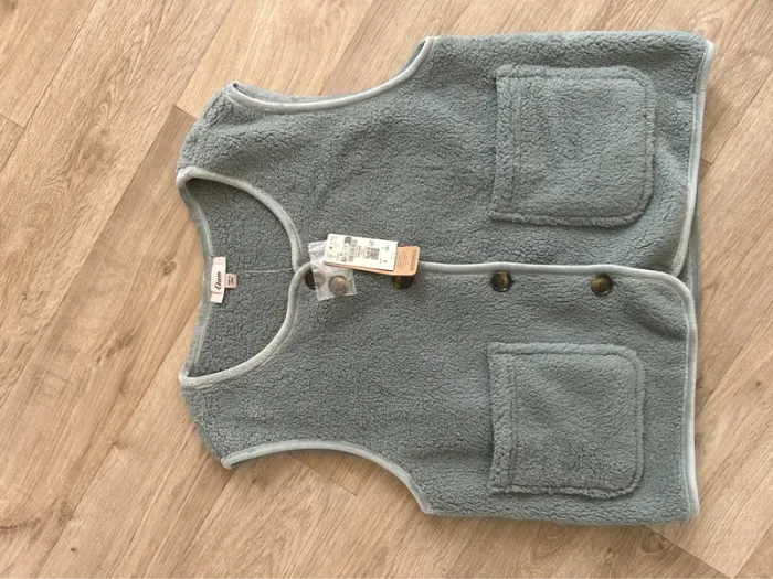 Étam, gilet sans manches gris, vert, taille S Neuf avec étiquette - photo numéro 2