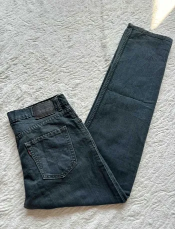 Jean homme levi’s 514 straight - droit bleu marine gris style délavé taille W30 M/40 L30 Y2K 2000s