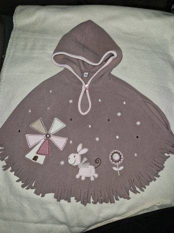 Poncho fille 18 mois
