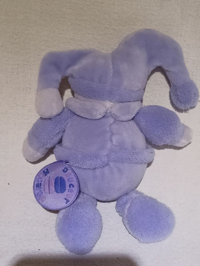 Doudou ours douceur macaron doudou et compagnie 18 cm - photo numéro 2