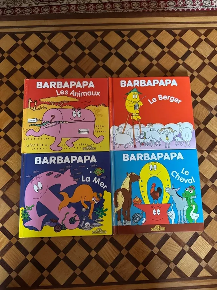 Lot de 4 livres Barbapapa