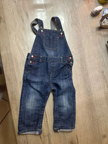Salopette en jeans obaibi 18 mois