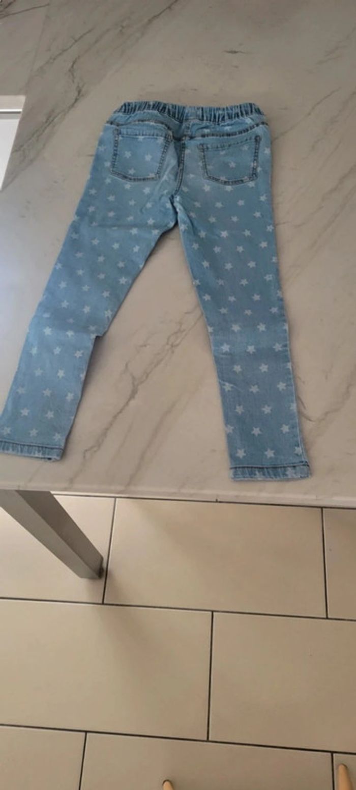 Jean Tex fille motifs étoiles - photo numéro 5