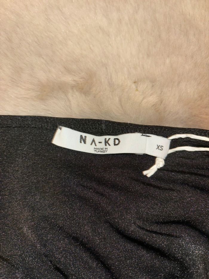 Robe noire manche longue avec noeud - photo numéro 4