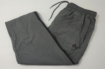 Vêtement vintage de marque Pantalon survêtement Adidas gris noir L #D84