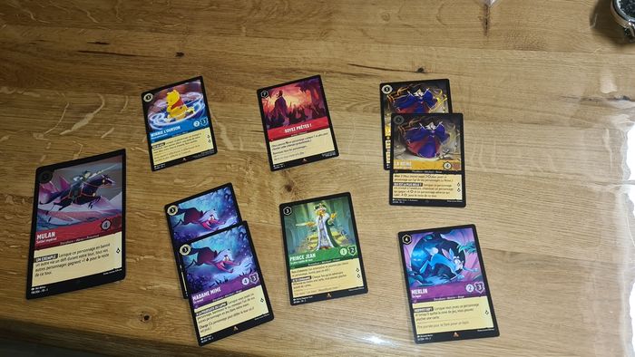 Neufs, lot de divers cartes Disney Lorcana