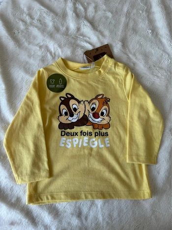 Tee shirt manche longue tic et tac