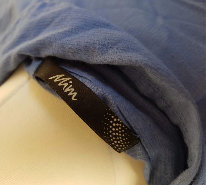 Chemise bleue ciel Mim boutons pression - photo numéro 3