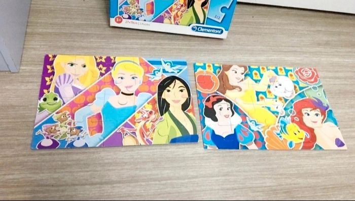 Puzzle supercolor 2x20 Disney princesse - photo numéro 3
