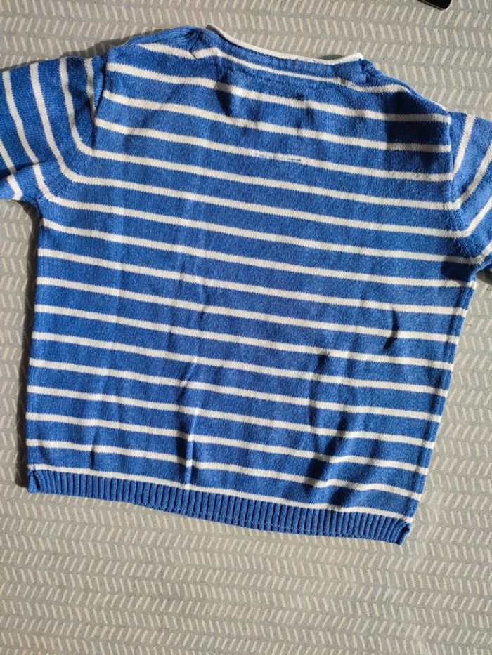 Pull en maille fine pour bébé garçon – Taille 9 mois Marque : Zara - photo numéro 9