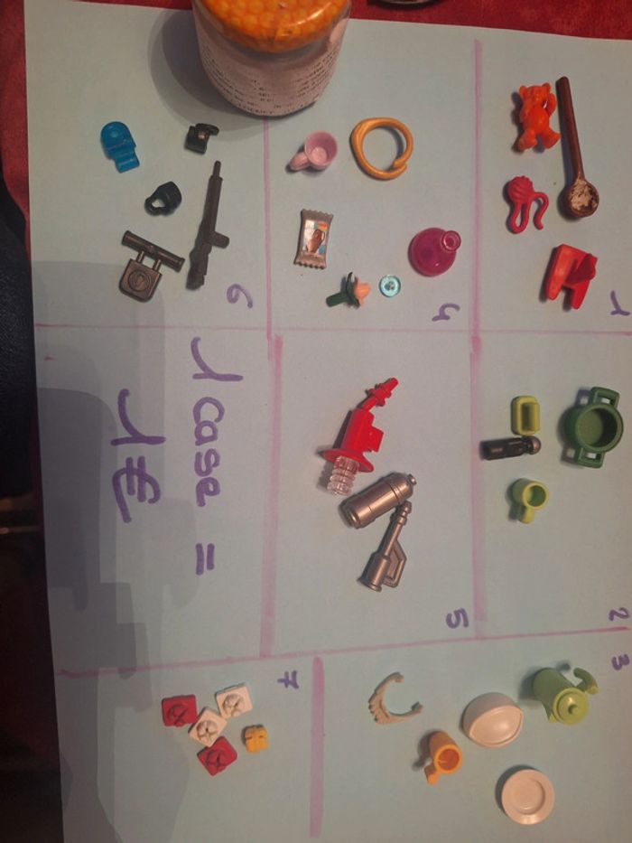 Lot accessoires pompier et autre