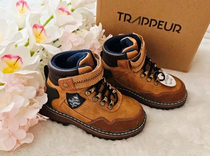 Bottes Bottines Scratch Élastique Zip Enfilage Facile Trappeur T26