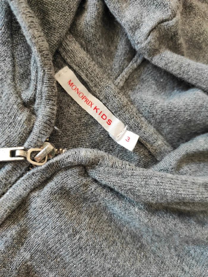 Gilet à capuche pailleté - photo numéro 2