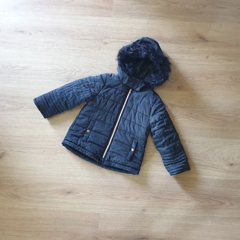🩷  Doudoune longue à capuche 4 ans Kiabi #emyfleury_4ansfille
