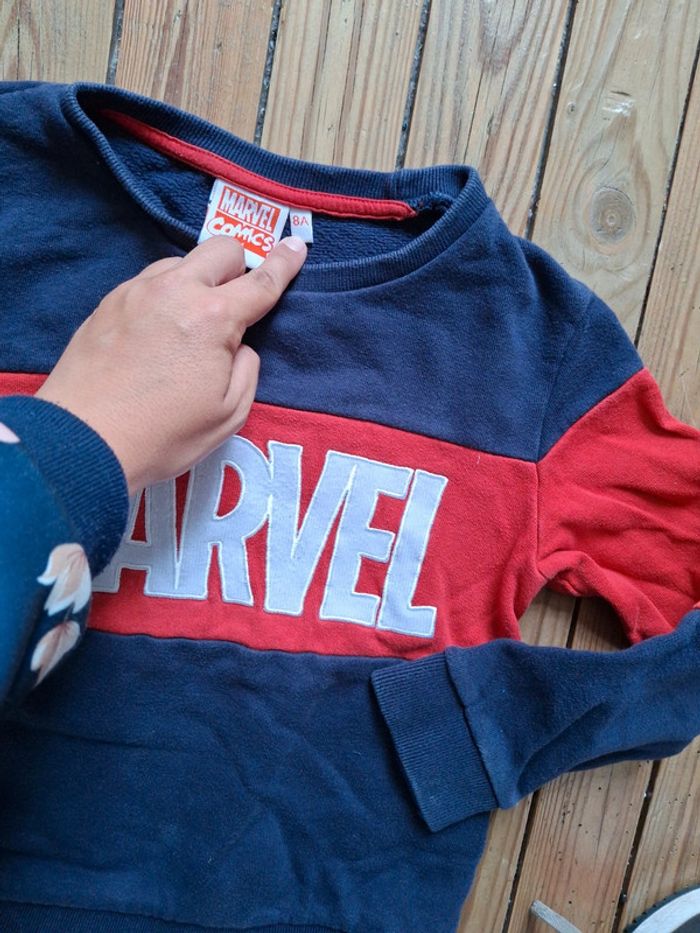 Pull marvel 8 ans - photo numéro 3