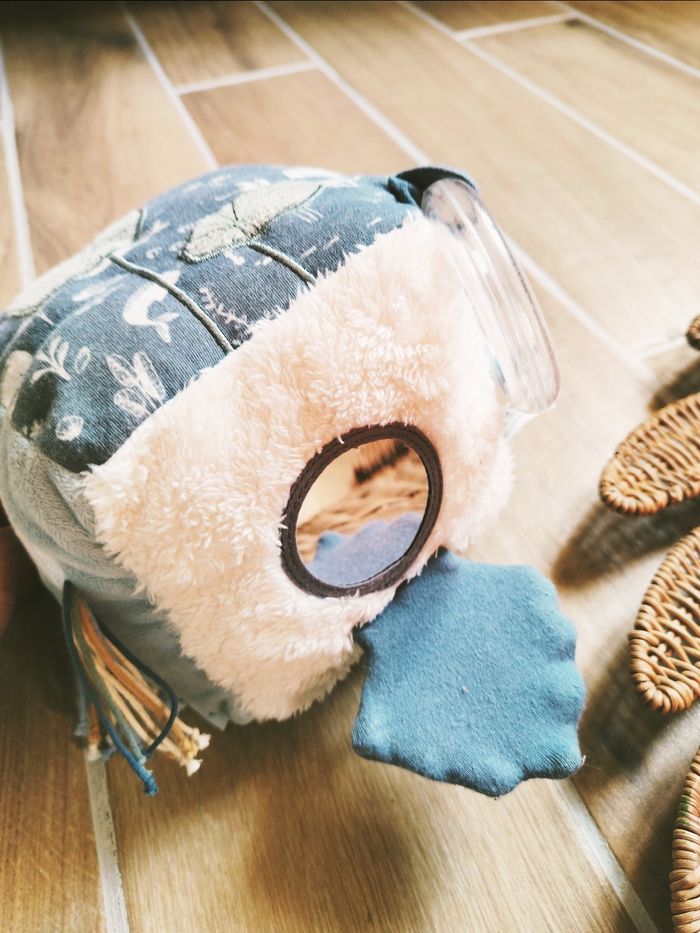 🌊Cube sensoriel /d'éveil multi activités animaux marins en tissus marque Little dutch - photo numéro 6