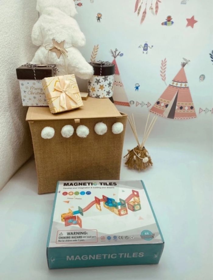 Jouet de construction - Blocs de construction magnétiques - 88 pièces neuves - 3D pipe-line - photo numéro 3