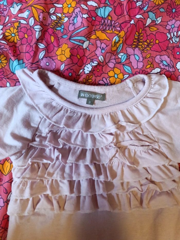 T-shirt rose taille 3 ans - photo numéro 3