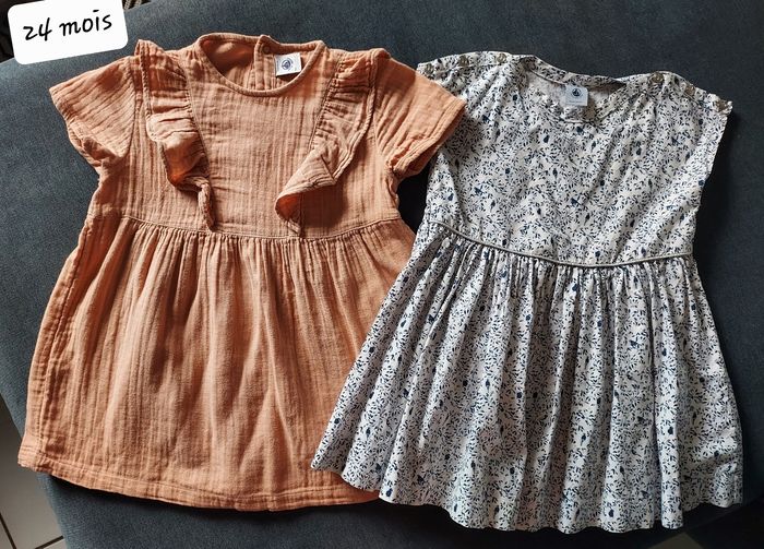 lot 2 robes PetitBateau