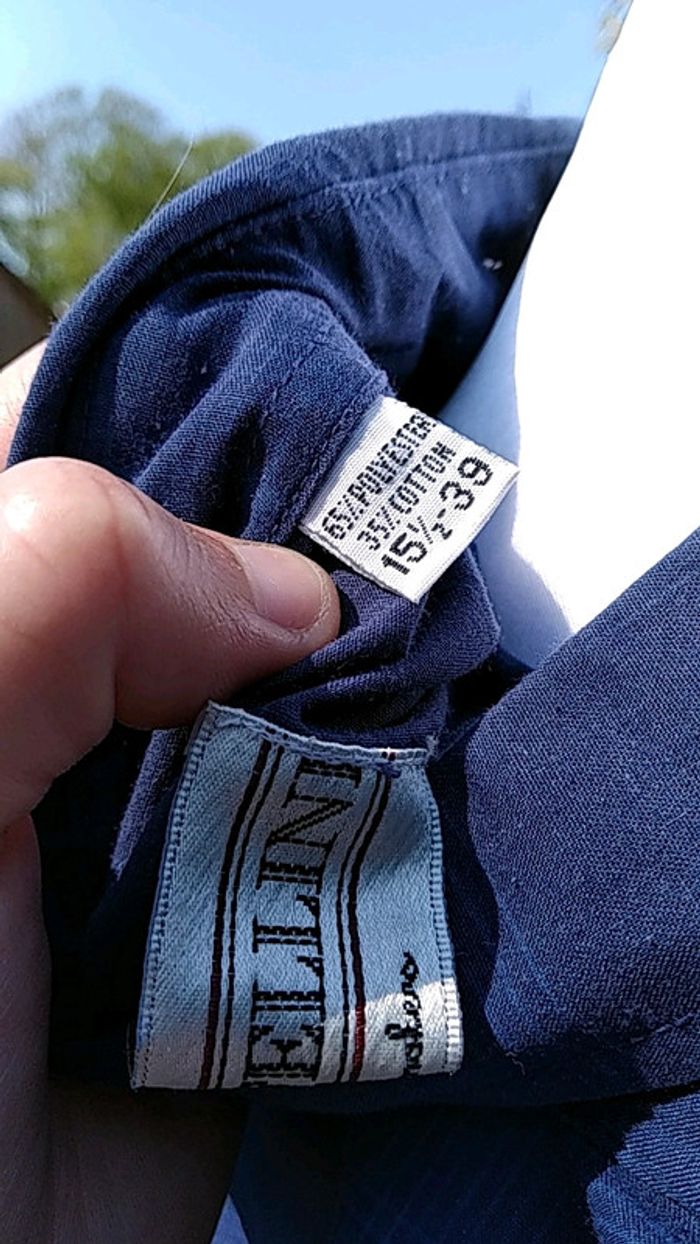 Chemise carreaux bleu taille M - photo numéro 4