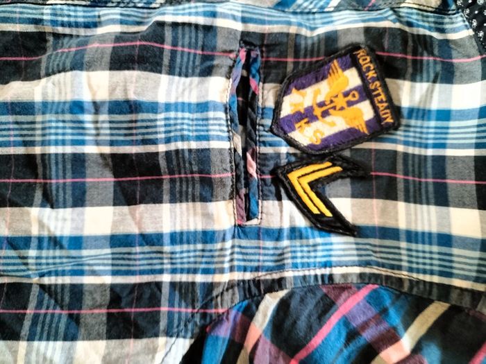 Chemise à carreaux et rayures - photo numéro 2