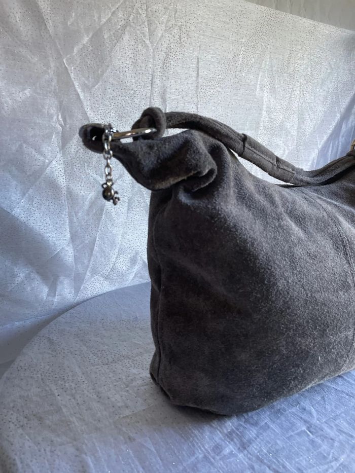 Sac Carla Belloti daim - Comme neuf - photo numéro 3