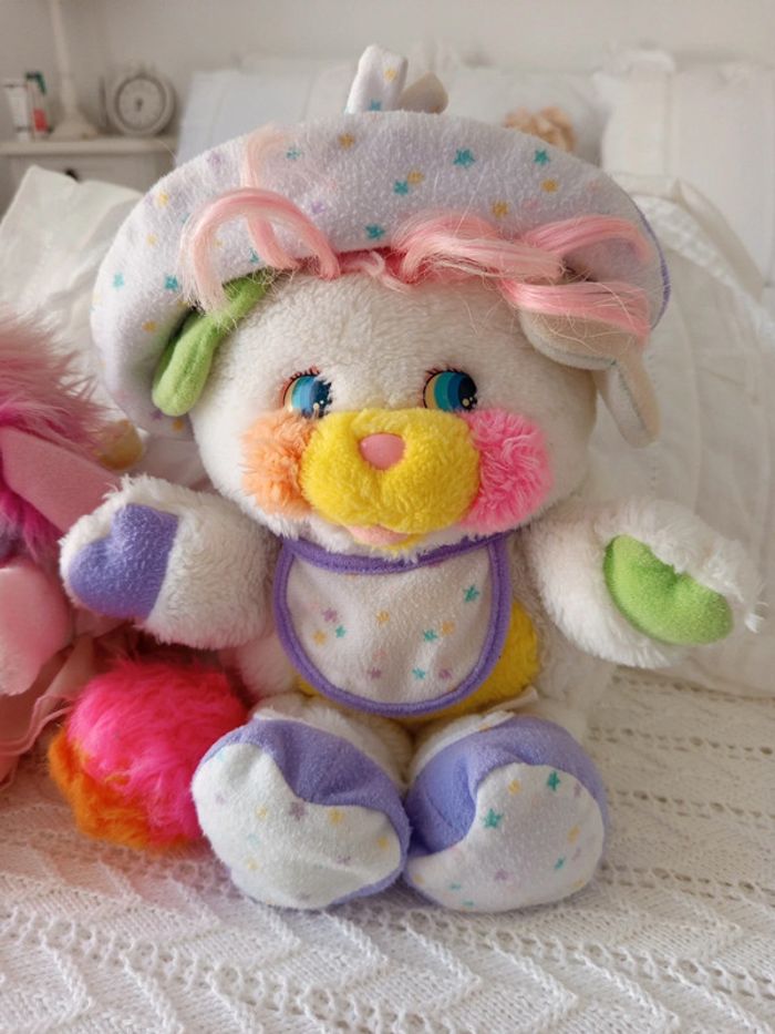 Lot peluches Popples, bébé et danseuse - photo numéro 17