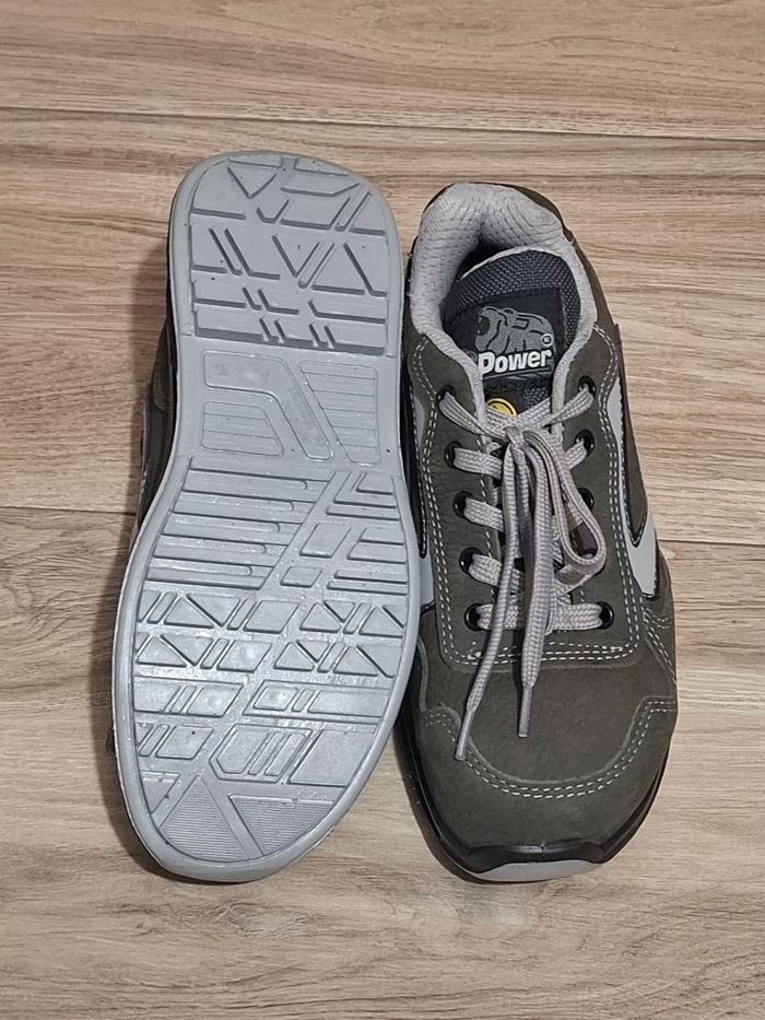 Chaussure sécurité travaux maison enfant gris - photo numéro 2