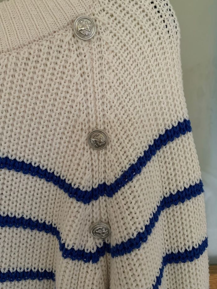 Pull marinière oversize