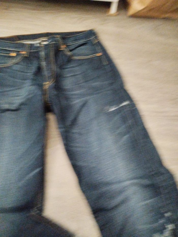 Jean levis 501 customisé taille w33 l36 - photo numéro 3