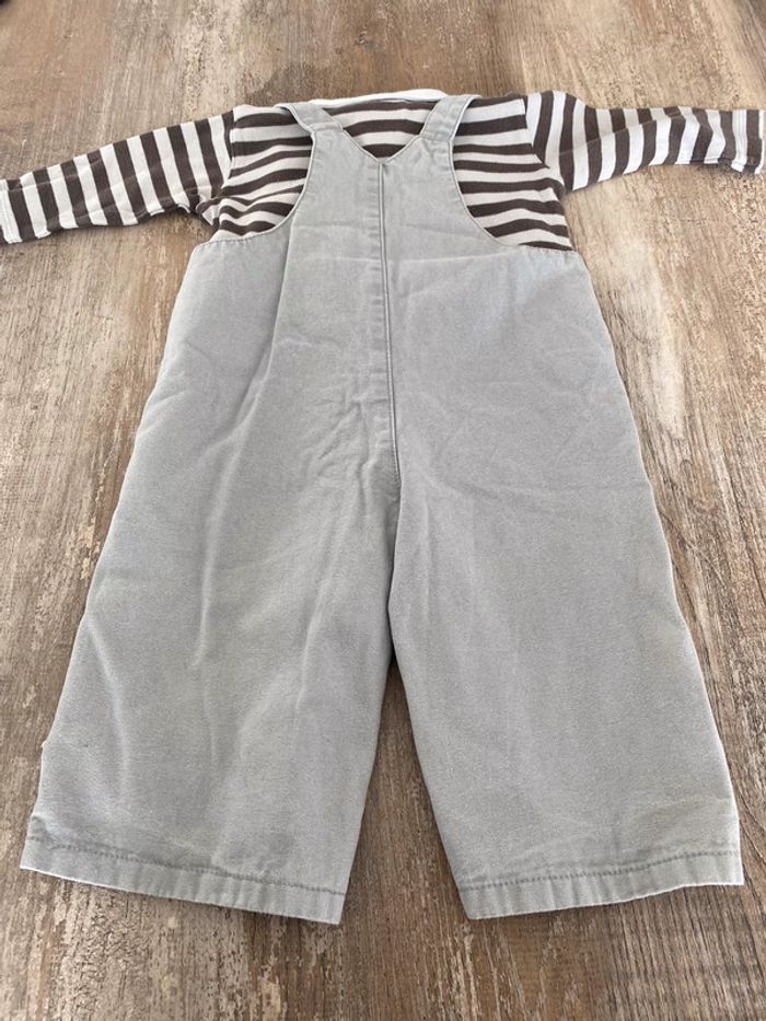 Ensemble 2 pièces bébé garçon Noukie’s salopette et polo - photo numéro 5