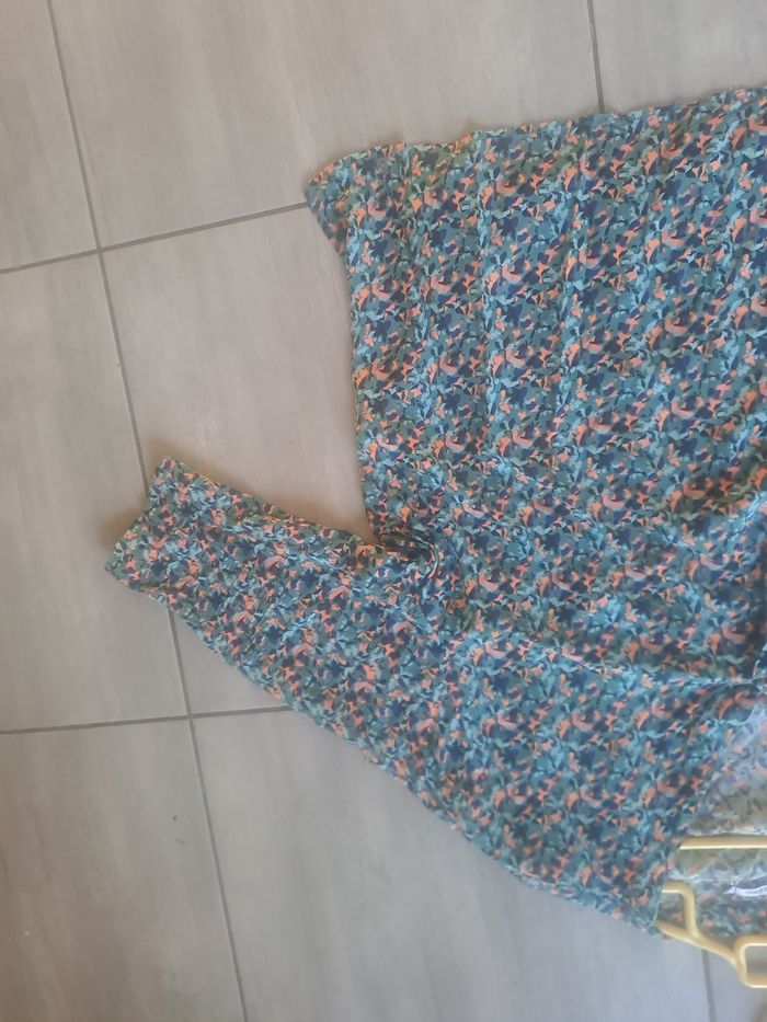 Blouse multicolore Gemo Taille 54 - photo numéro 4