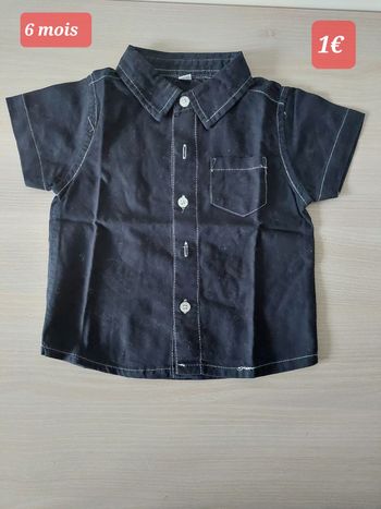 Chemise garçon 6 mois