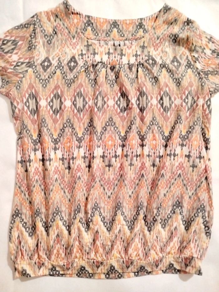 T-shirt top motif africain - photo numéro 2