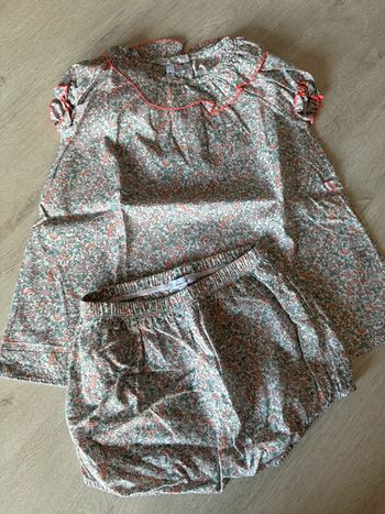 Ensemble blouse bloomer liberty absorba 18mois